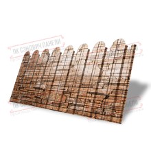 Профнастил фигурный С10 - 0,45 Окрас - А, Print Elite с пленкой Sand Stone.