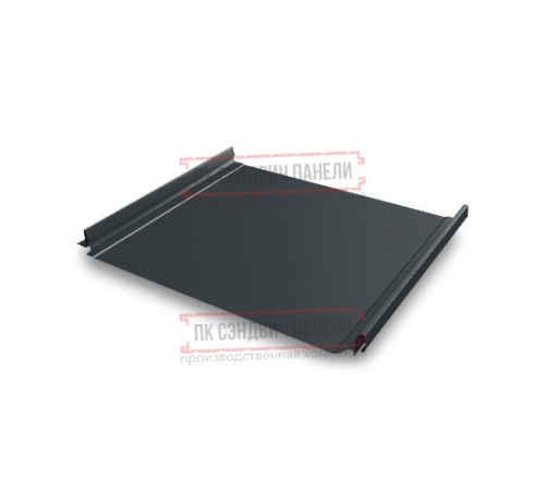 Кликфальц Pro 0,5 Quarzit PRO Matt с пленкой RAL7016 антрацитово-серый