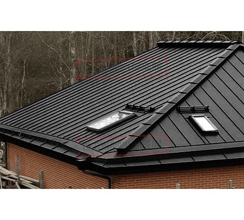 Кликфальц Pro 0,5 Satin RAL9005 черный с пленкой на замках