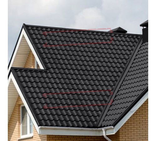 Металлочерепица Кредо RAL9005 PurLite Мatt-0,5
