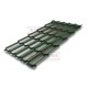 Металлочерепица Квинта плюс RAL6020 Velur-0.5