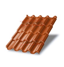 Металлочерепица Монтерроса-S Copper/Copper AGNETA-0.5