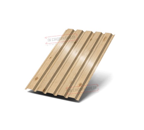 Профилированный лист МП35-1035 ECOSTEEL_T-Сосна-0.5