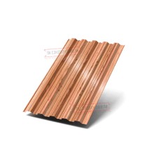 Профнастил НС35-1000 ECOSTEEL_T-Кедр-0.5