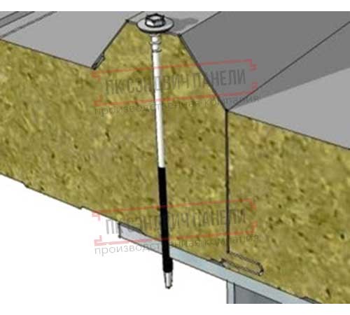 Саморез для сэндвич-панели 14X270 диаметр 5,5