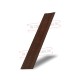 Крепежная планка жалюзи Milan,Tokyo 0,45 Print Elite Choco Wood