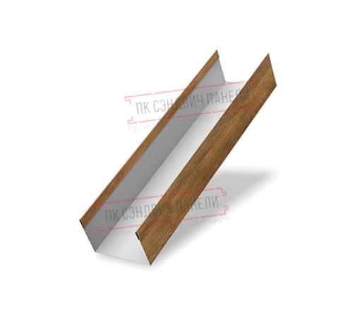 Крышка 45х20 жалюзи Texas 0,45 Print Elite Antique Wood